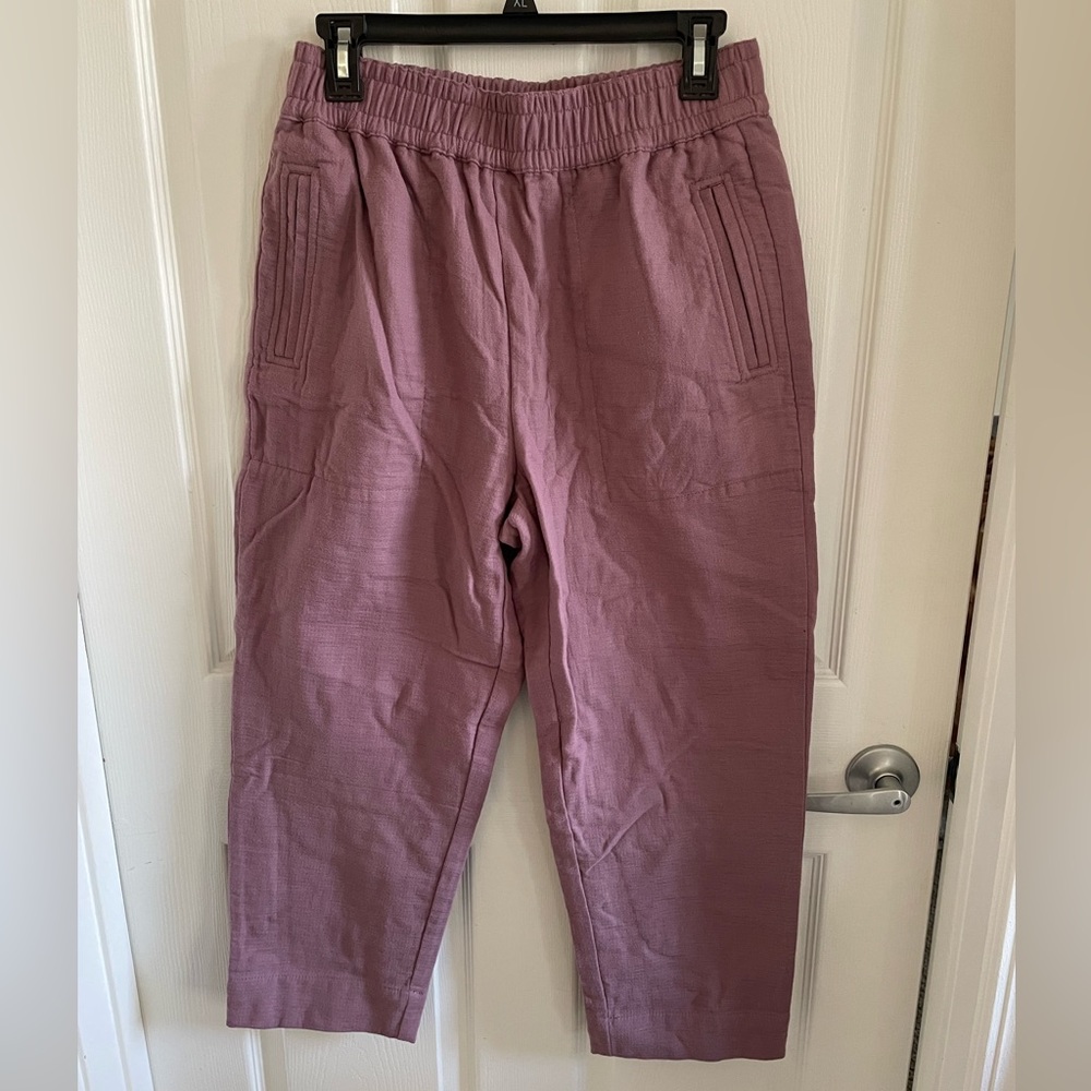 Madewell Mauve Cotton Pants • Size PS
